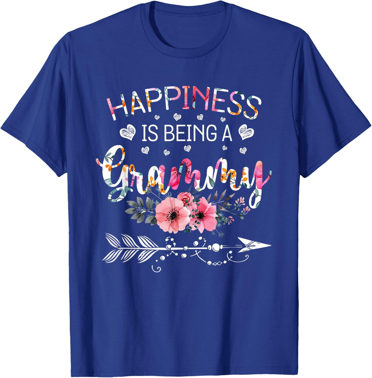 Happiness is being a Grammy Announcement Mothers Day T-Shirt - T-Shirt | Royal