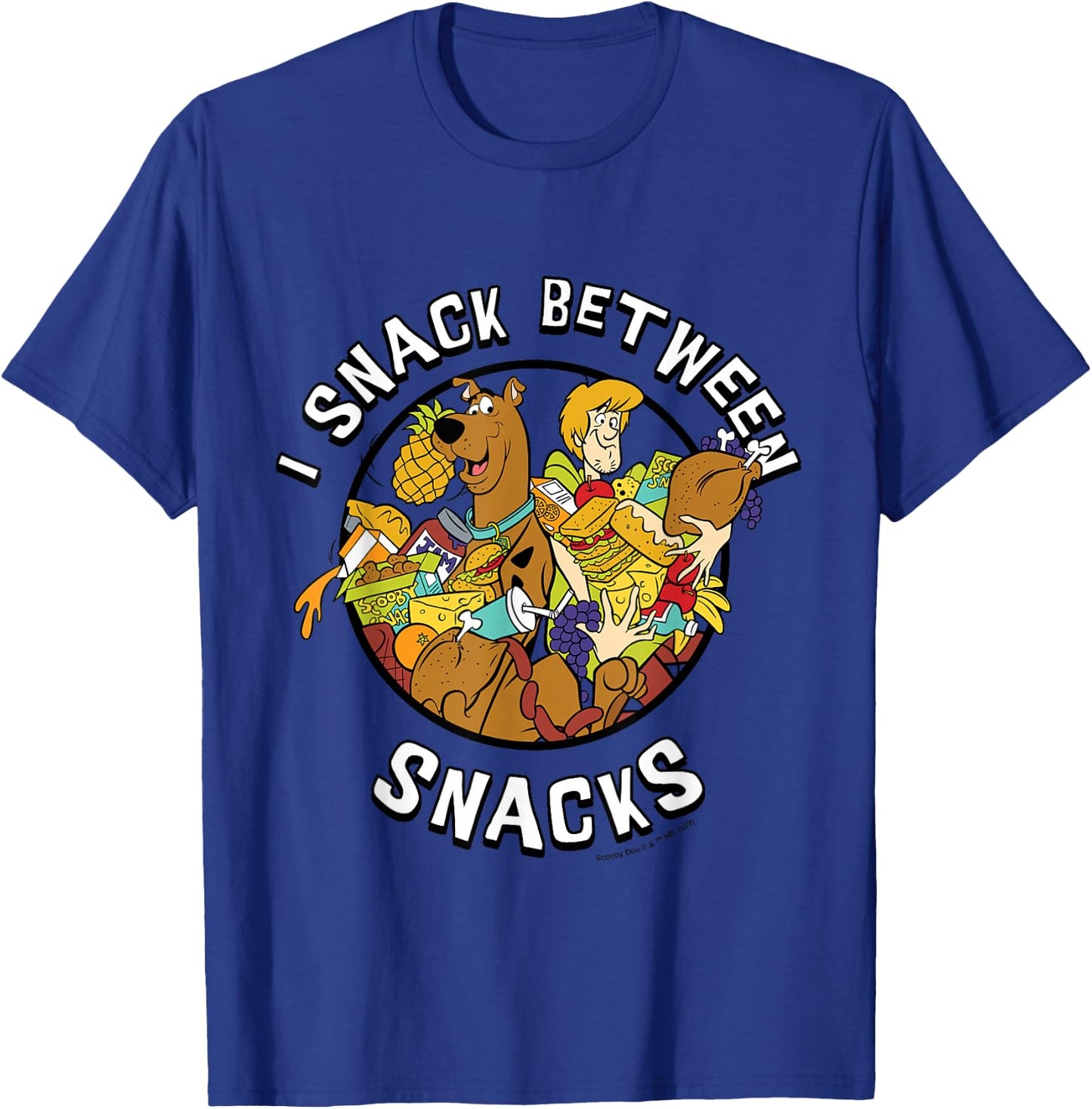 Scooby Doo I Snack Between Snacks T-Shirt - T-Shirt | Royal