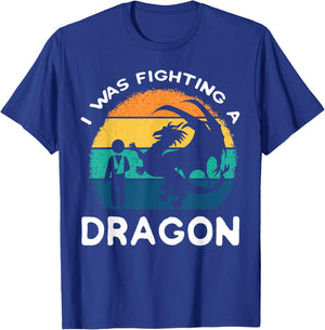 Broken Arm Dragon Shoulder Injury Surgery Recovery Accident T-Shirt - T-Shirt | Royal
