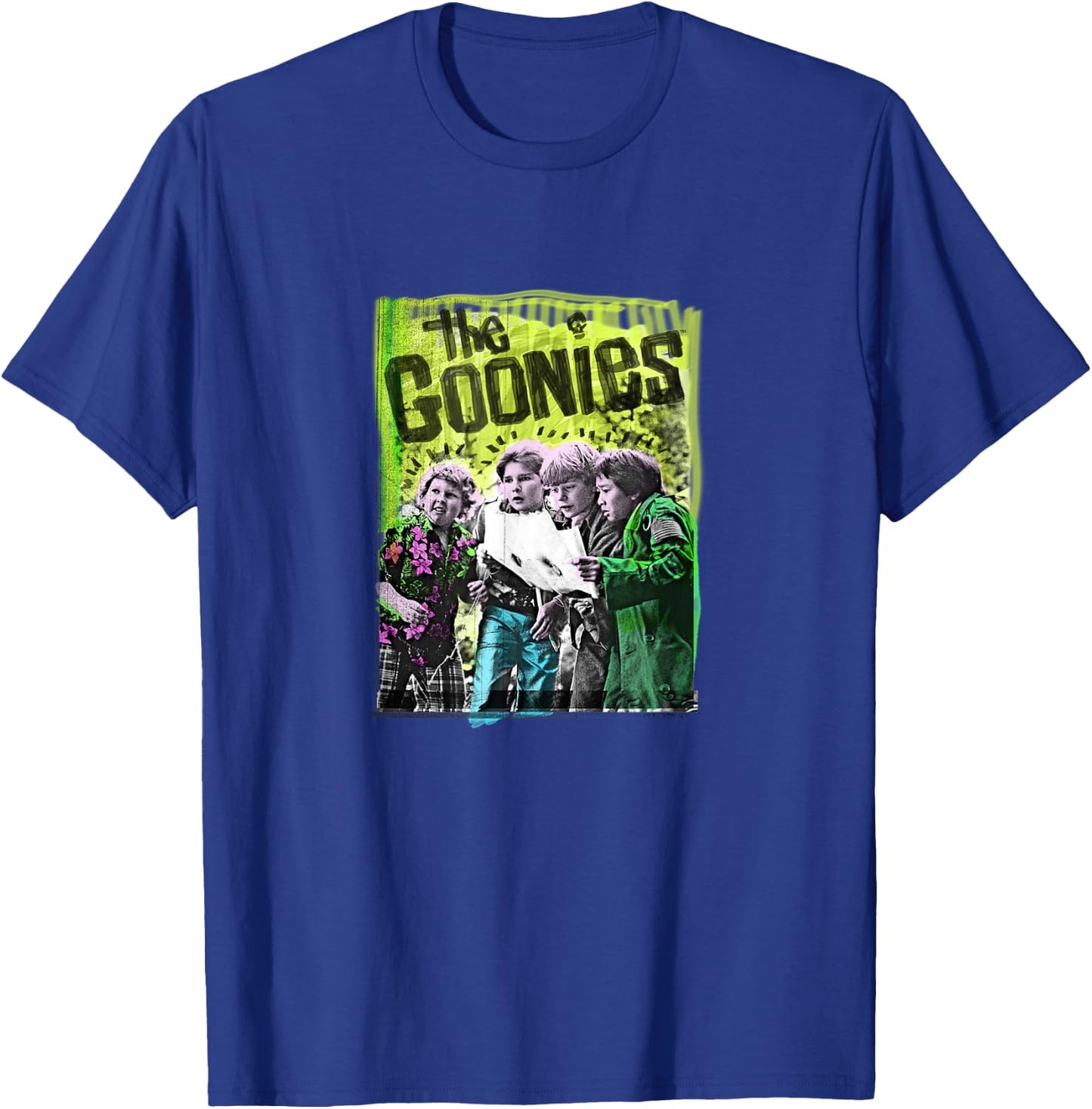The Goonies Vintage Poster T-Shirt - T-Shirt | Royal