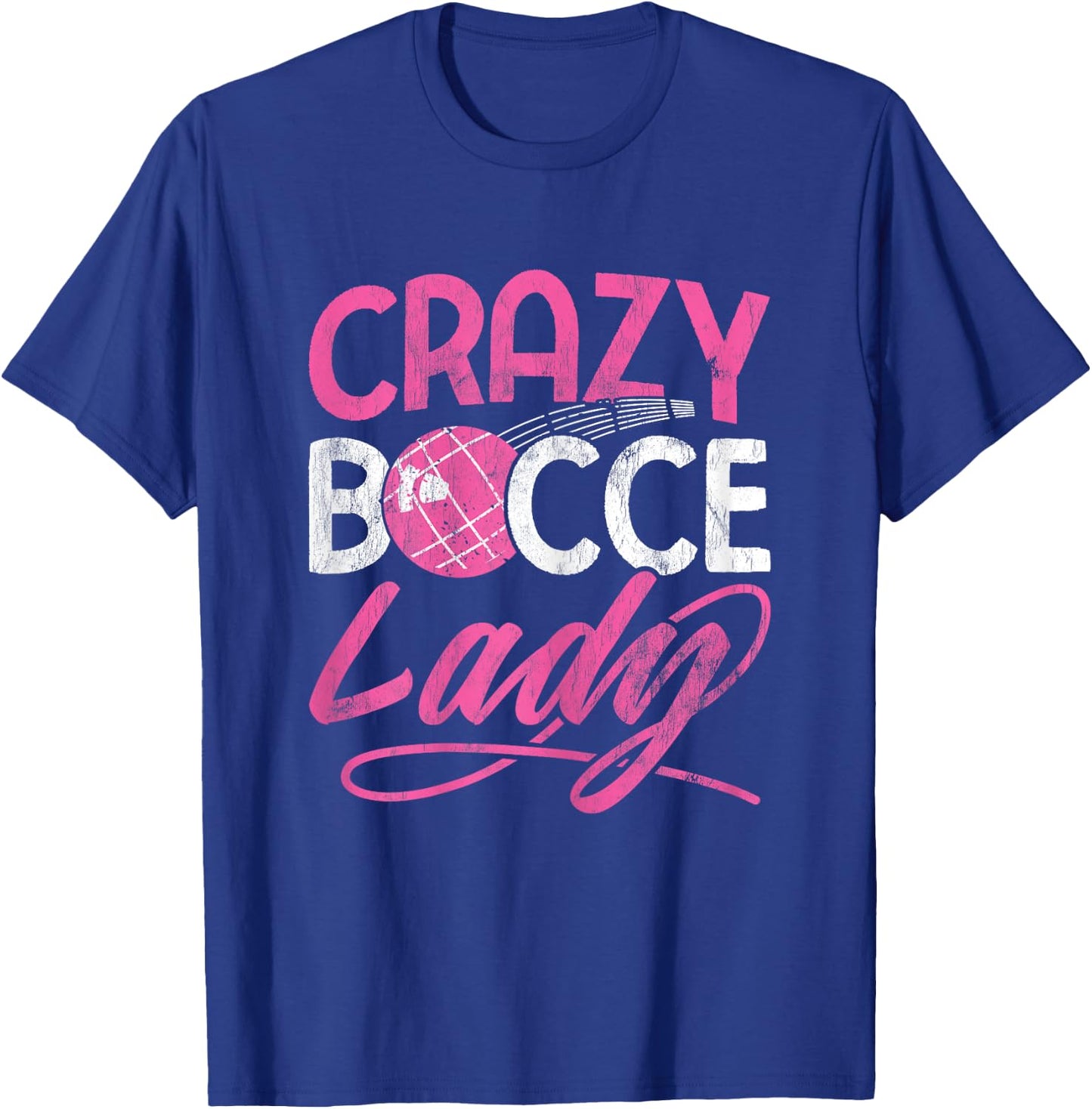 Crazy Bocce Ball T-Shirt - T-Shirt | Royal