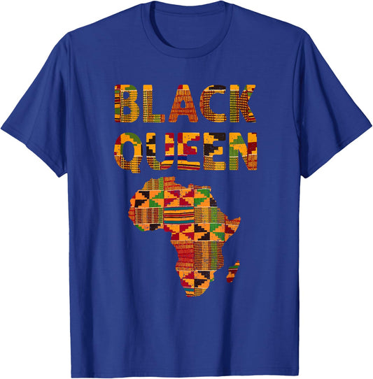 Cool Africa Art Girl Kids African Map Africa Lover T-Shirt - T-Shirt | Royal