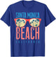 Santa Monica Shirt Beach California Family Vacation Summer T-Shirt - T-Shirt | Royal