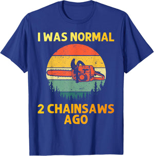 Funny Chainsaw Women Lumberjack Arborist Tree Cutter T-Shirt - T-Shirt | Royal