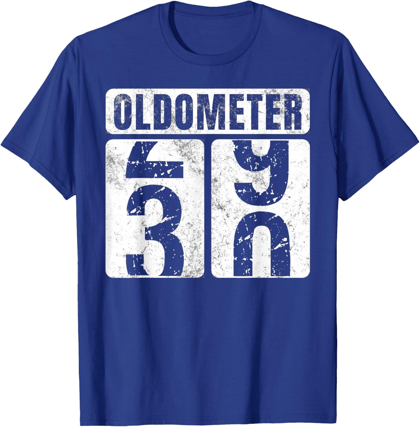 Oldometer 30 Shirt Vintage Funny 30th Birthday Gift T-Shirt - T-Shirt | Royal