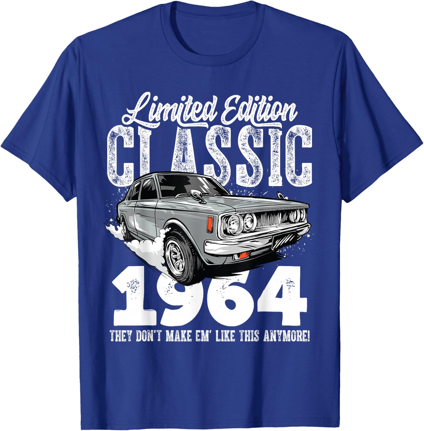 59th birthday Vintage Classic Car 1964 B-day 59 year old T-Shirt - T-Shirt | Royal