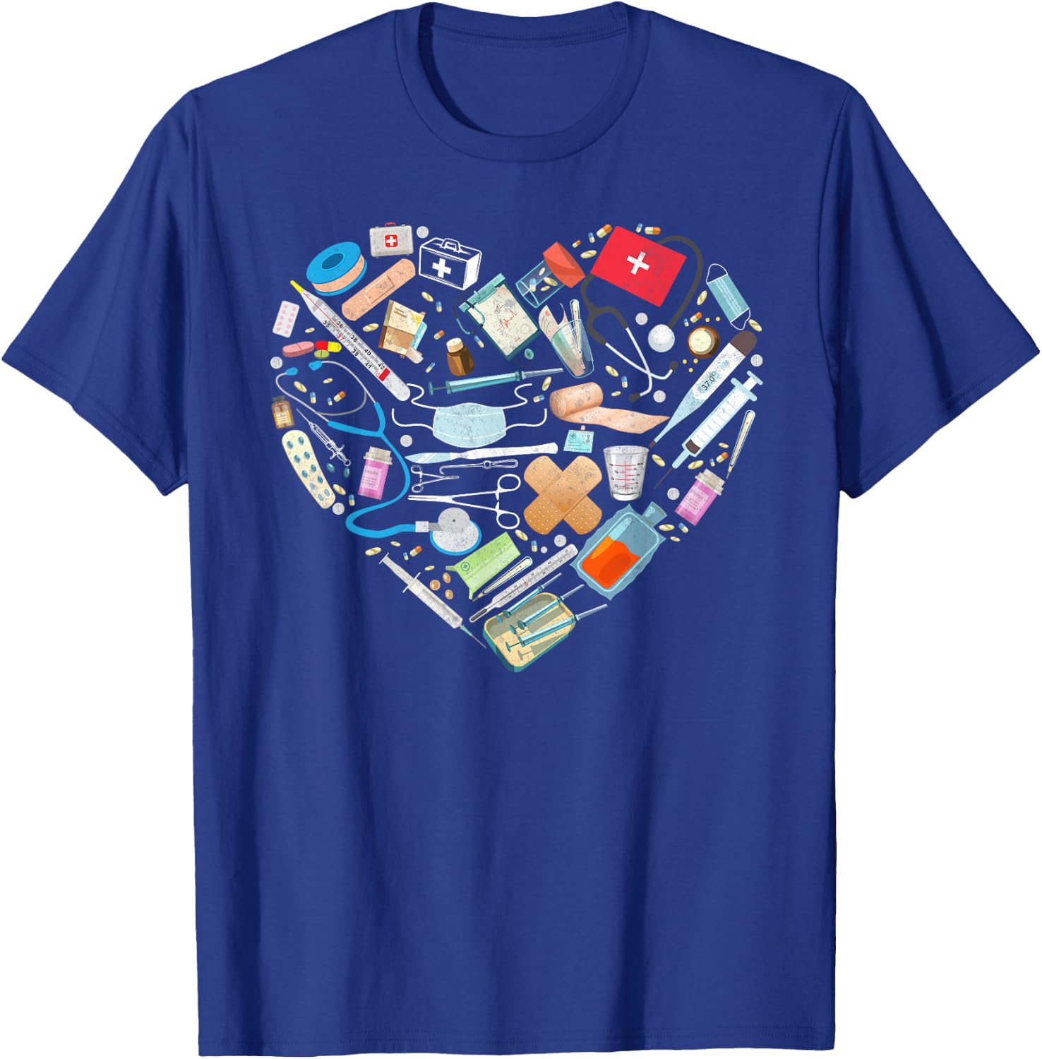 Certified Medical Assistant Heart Nurse Doctor CMA T-Shirt - T-Shirt | Royal