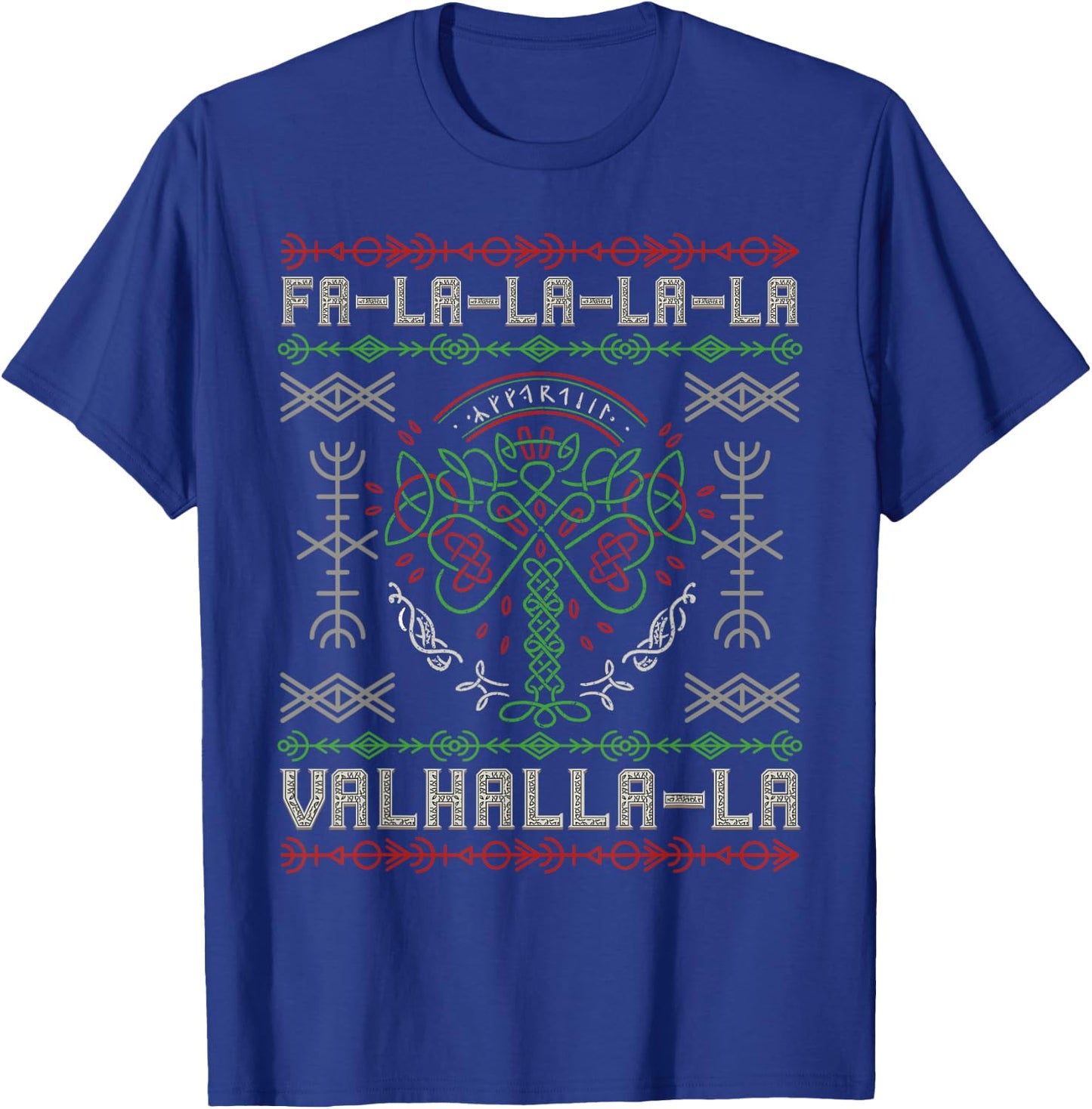 Norse Mythology - Viking Yule - Yggdrasil Christmas Tree T-Shirt - T-Shirt | Royal