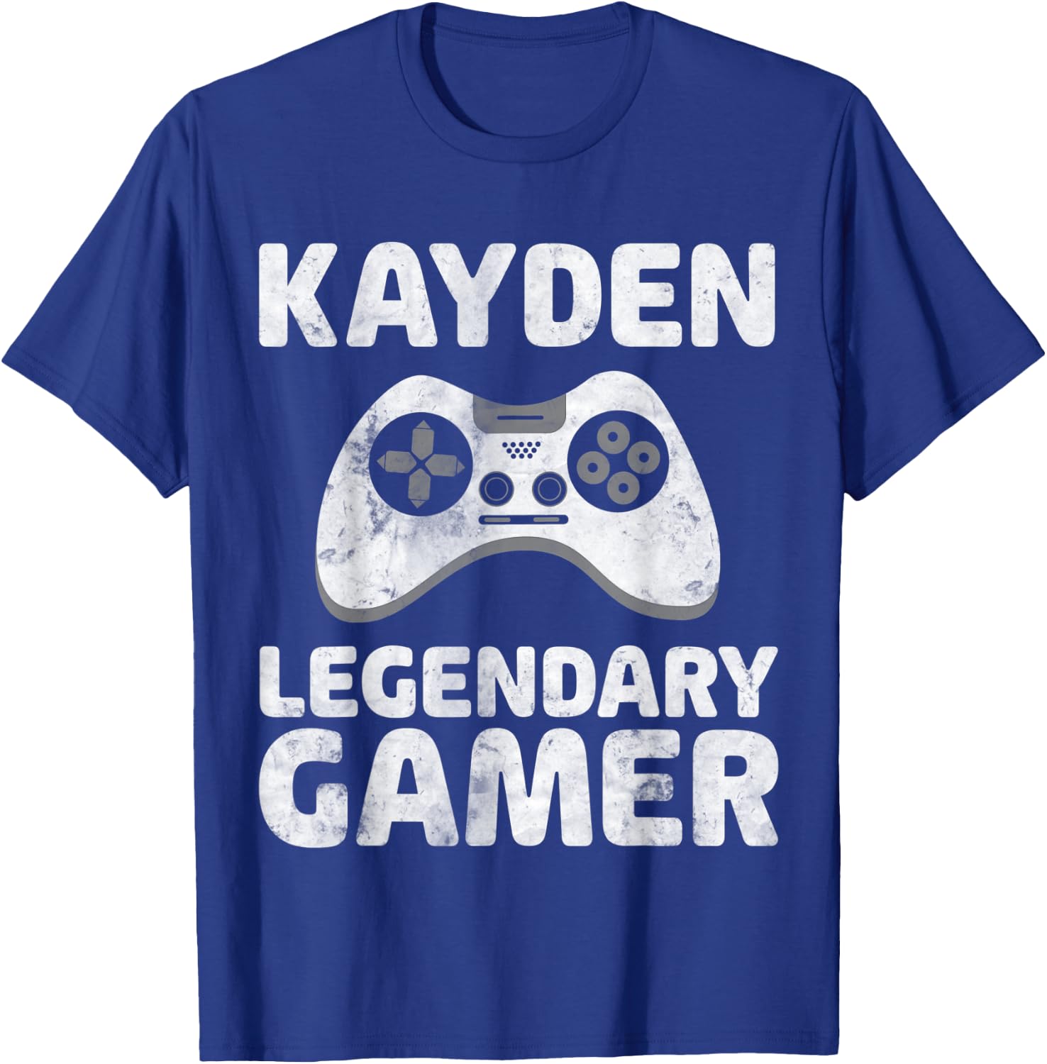 Personalized Legendary Gamer Shirt Kayden Name Video Gamer T-Shirt - T-Shirt | Royal