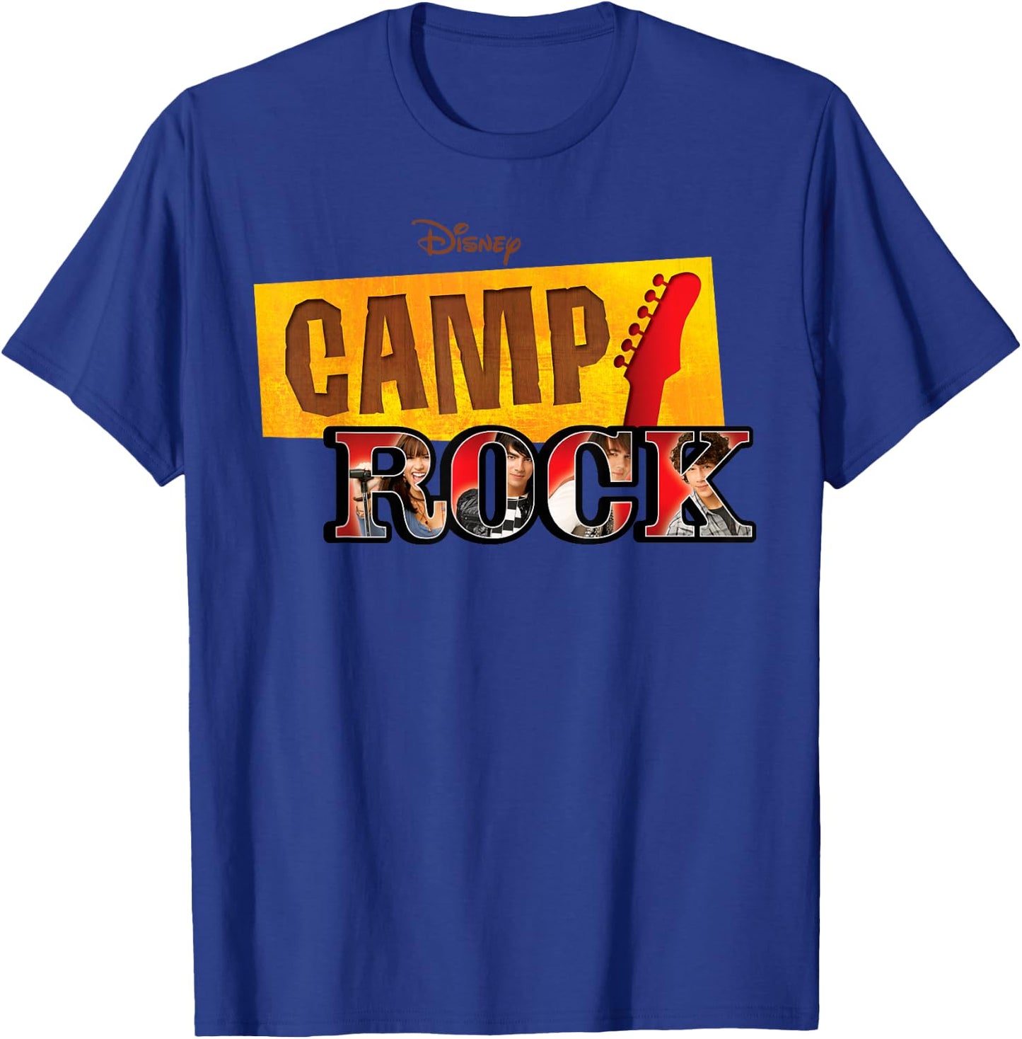 Disney Channel Camp Rock Series Logo T-Shirt - T-Shirt | Royal