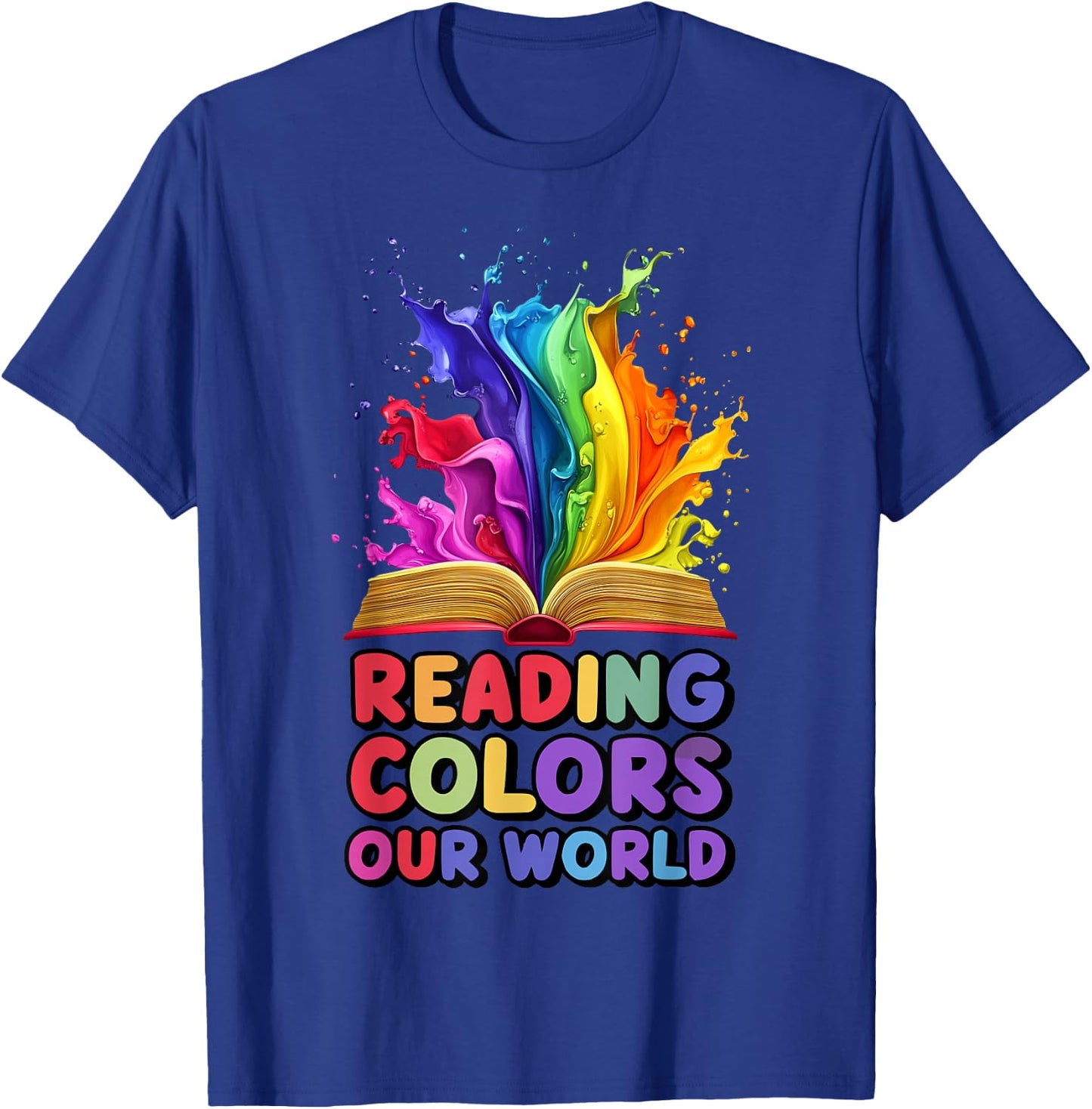 Reading Colors Our World Summer Reading 2026 T-Shirt - T-Shirt | Royal