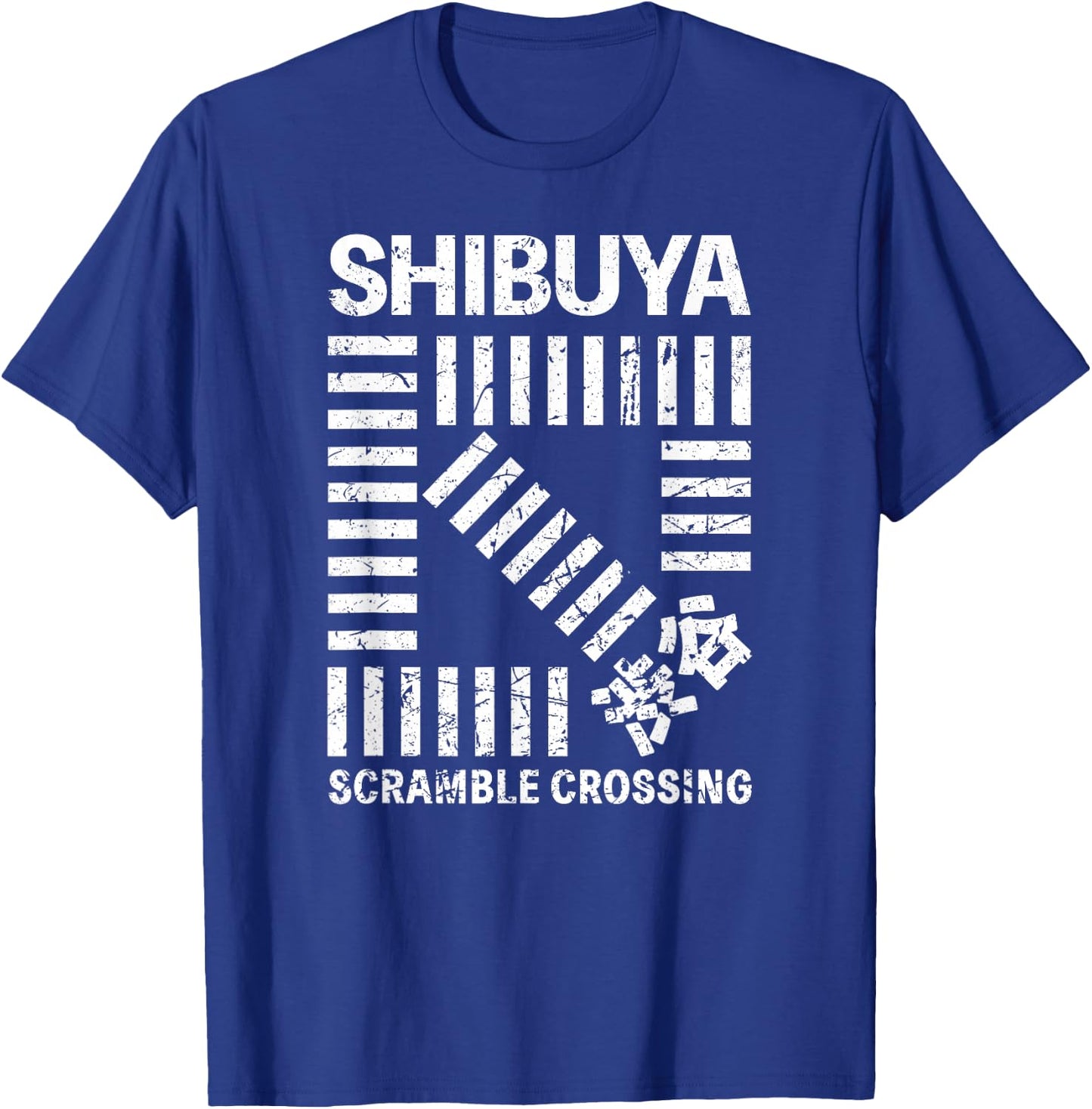 Shibuya Tokyo Scramble Crossing Shibuya Crossing Japan Kanji T-Shirt - T-Shirt | Royal