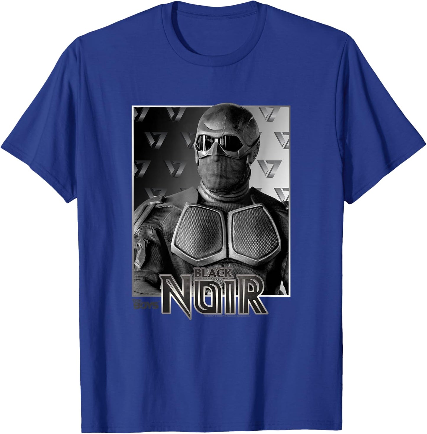 The Boys Black Noir Portrait Superhero TV Show T-Shirt - T-Shirt | Royal
