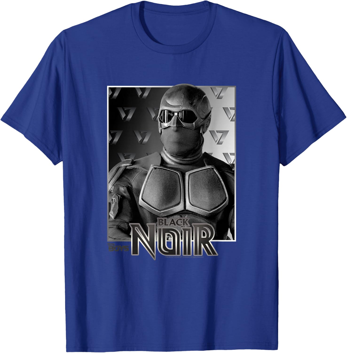 The Boys Black Noir Portrait Superhero TV Show T-Shirt - T-Shirt | Royal