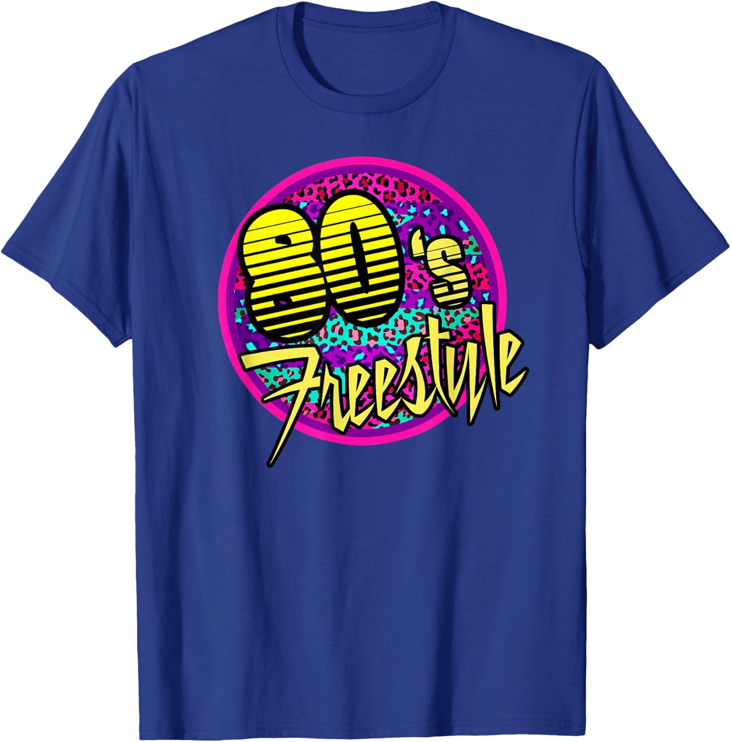 80s Freestyle Music Lovers of Eighties Club Dance Great T-Shirt - T-Shirt | Royal