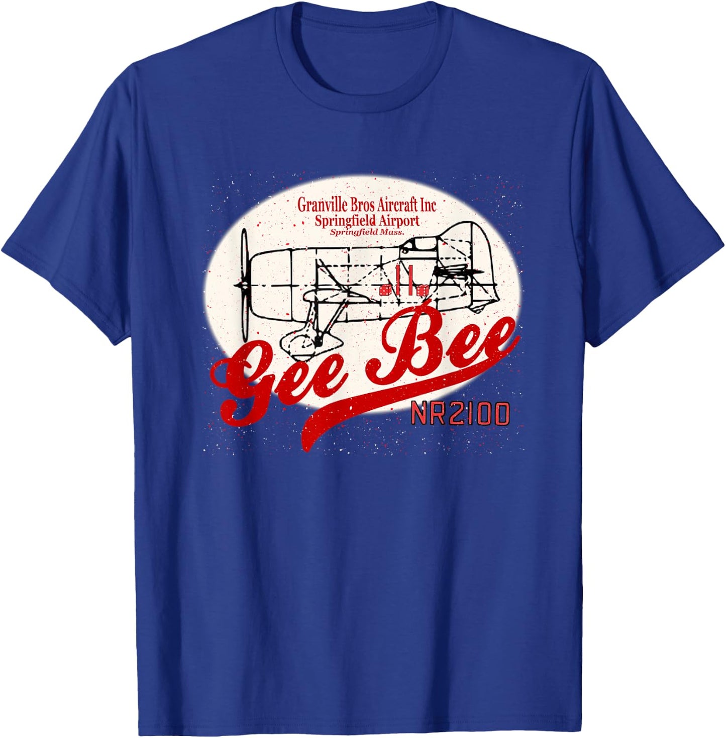 Gee Bee Model R Super Sportster T-Shirt - T-Shirt | Royal