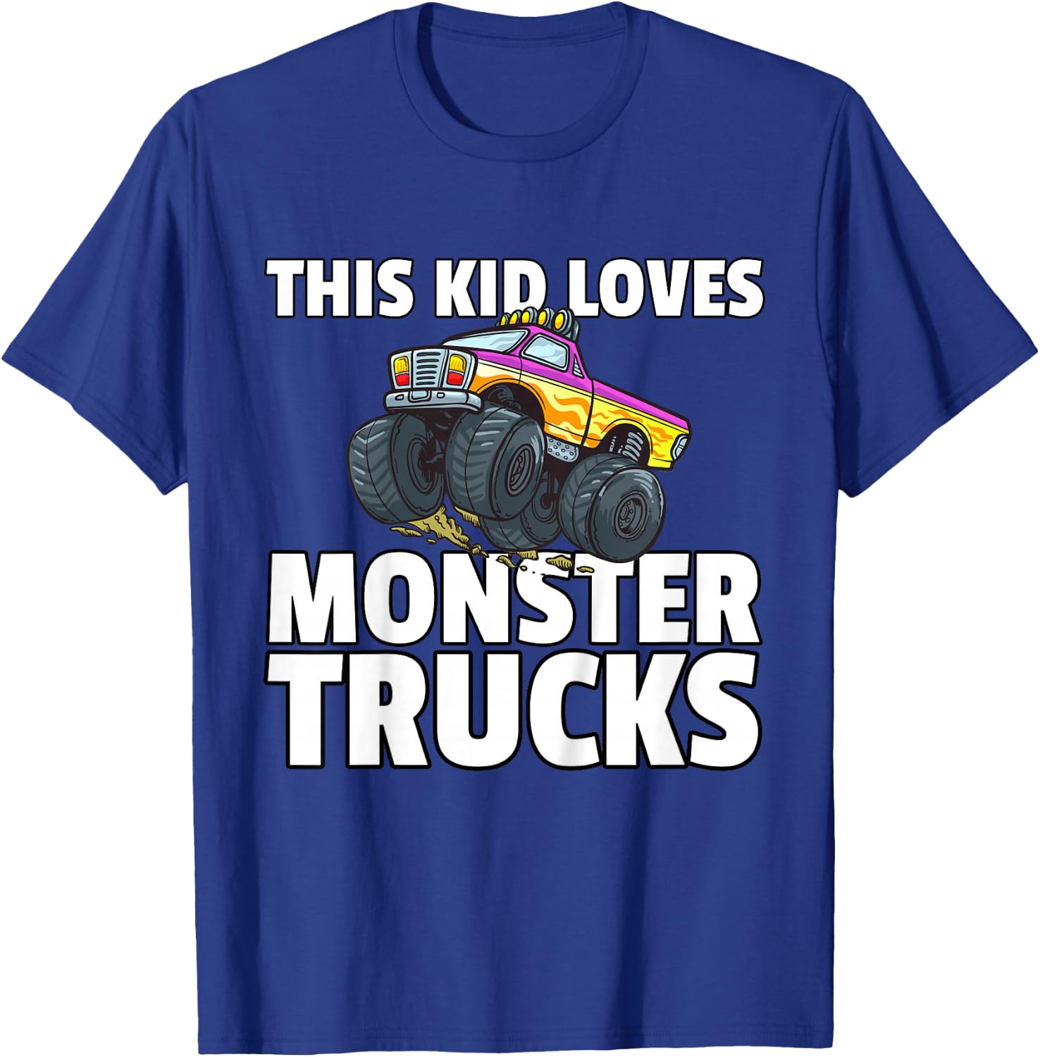 Monster Truck Jam Boys T-Shirt - T-Shirt | Royal