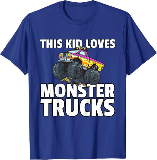 Monster Truck Jam Boys T-Shirt - T-Shirt | Royal