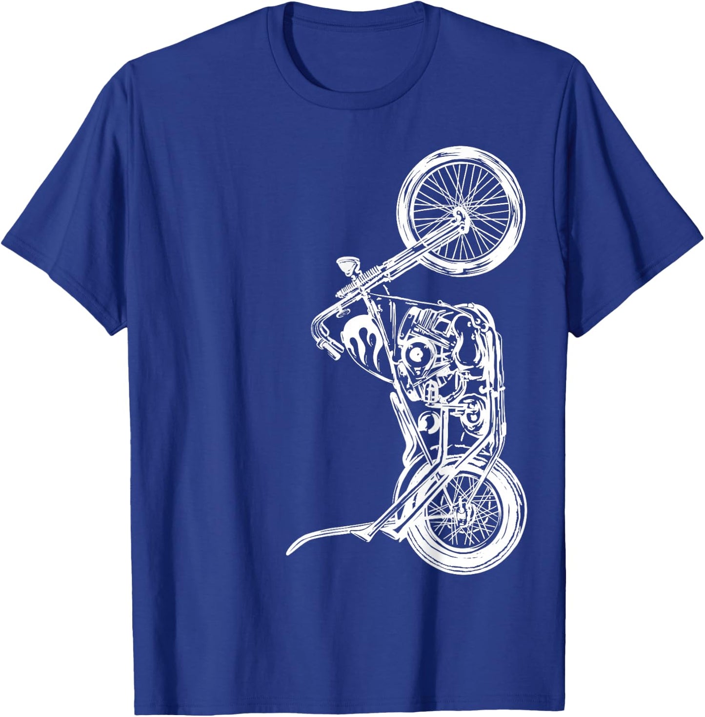 Chopper - Knucklehead - Panhead - Shovelhead Motorcycle T-Shirt - T-Shirt | Royal