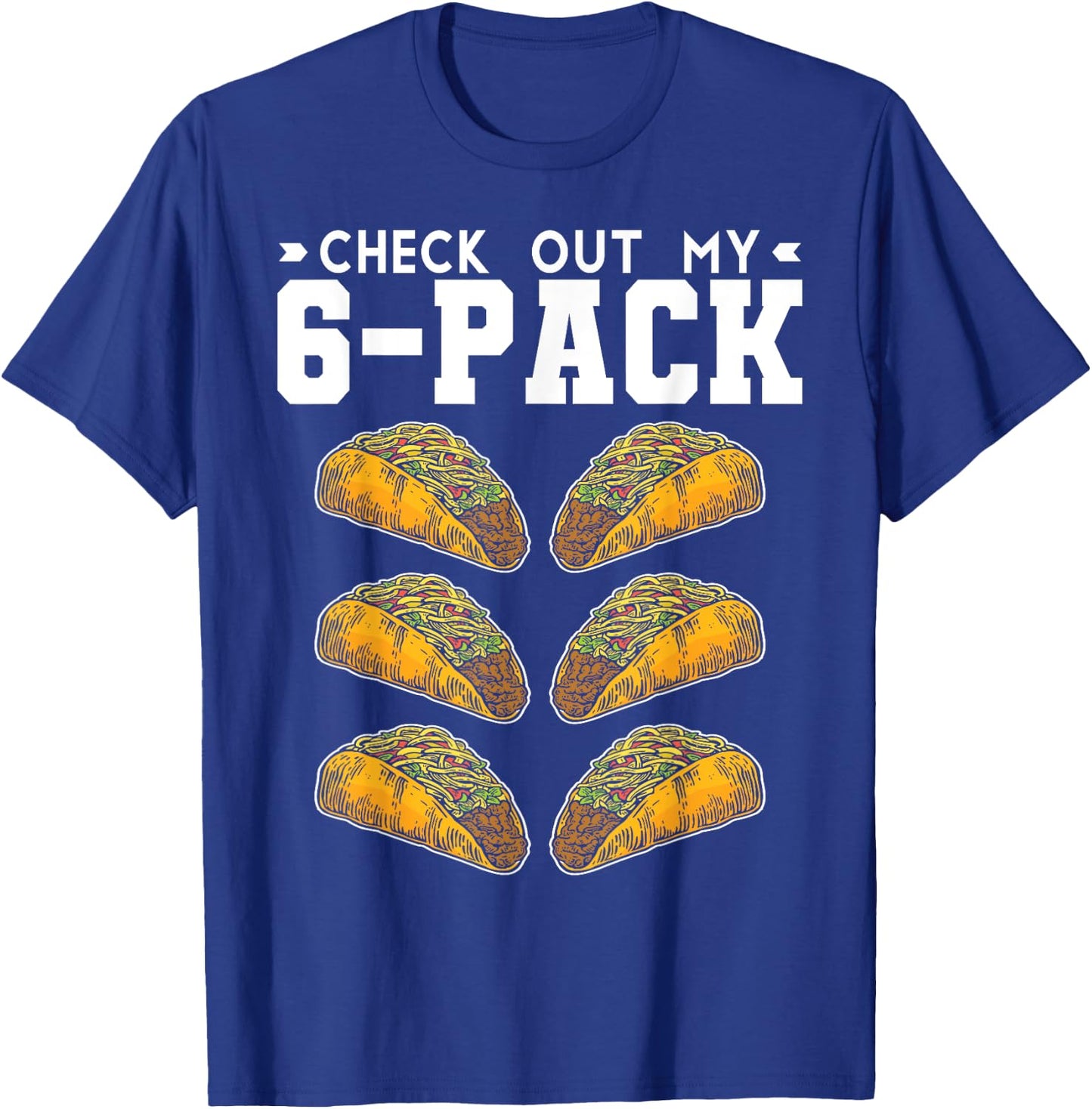 Tacco Junk Food Tacco, Pack of 6 T-Shirt - T-Shirt | Royal