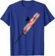 Vintage Cricket England Flag English Pride T-Shirt - T-Shirt | Royal