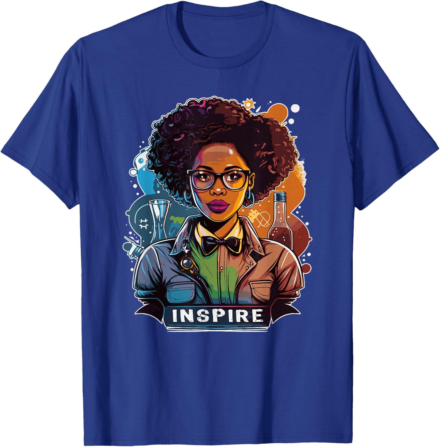African-American Black Scientist and Inventor Day T-Shirt - T-Shirt | Royal