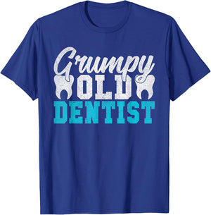 Grumpy old Dentist T-Shirt - T-Shirt | Royal