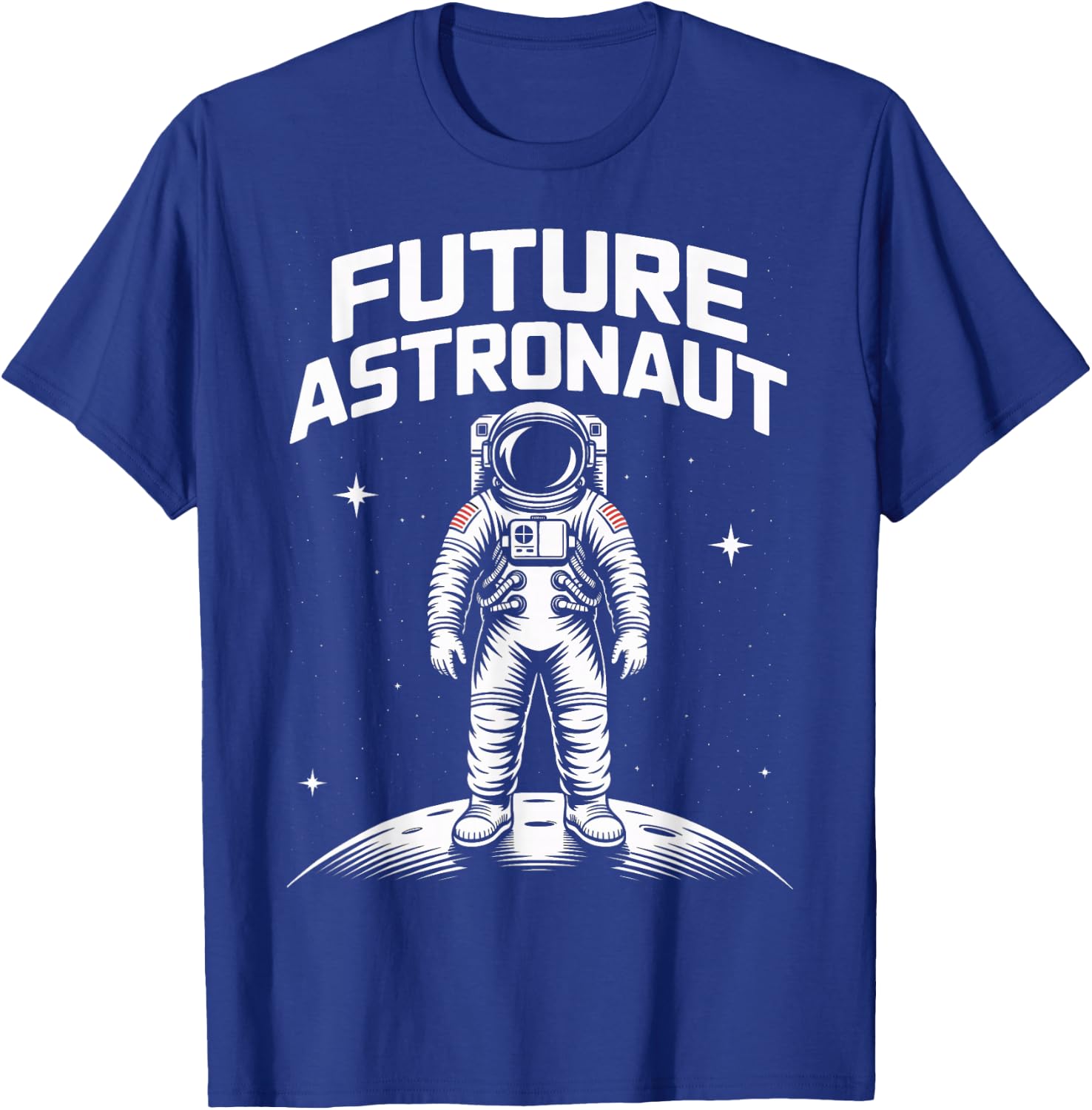 Kids Space Explorer Future Astronaut Spacewalk T-Shirt - T-Shirt | Royal