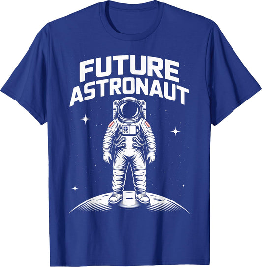 Kids Space Explorer Future Astronaut Spacewalk T-Shirt - T-Shirt | Royal