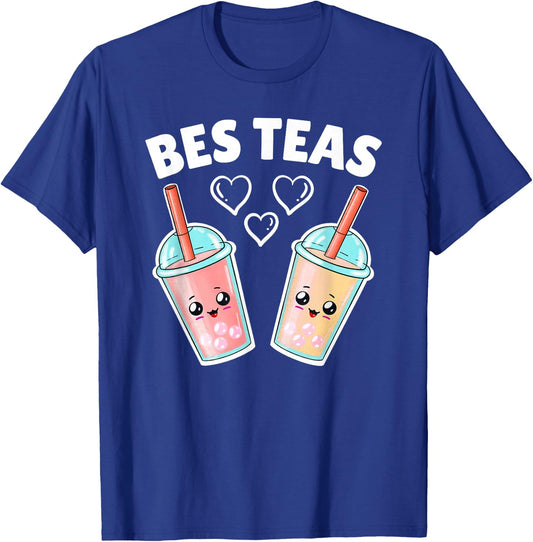 Best Kawaii Boba Drinks T-Shirt - T-Shirt | Royal