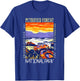 Petrified Forest National Park Arizona Distressed Vintage T-Shirt - T-Shirt | Royal