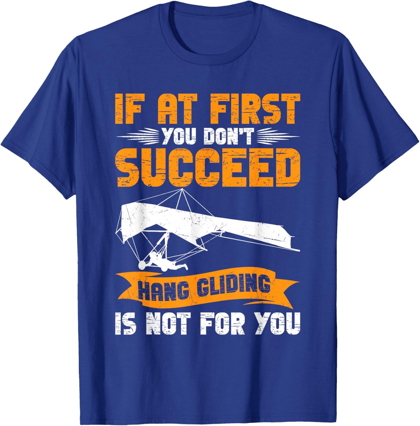 Hang Gliding Equipment Hang Glider Helmet Hanggliding T-Shirt - T-Shirt | Royal