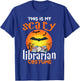 This Is My Scary Librarian Halloween Costume Women T-Shirt - T-Shirt | Royal