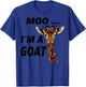 Moo.. I'm A Goat - Animals Apparel T-Shirt - T-Shirt | Royal