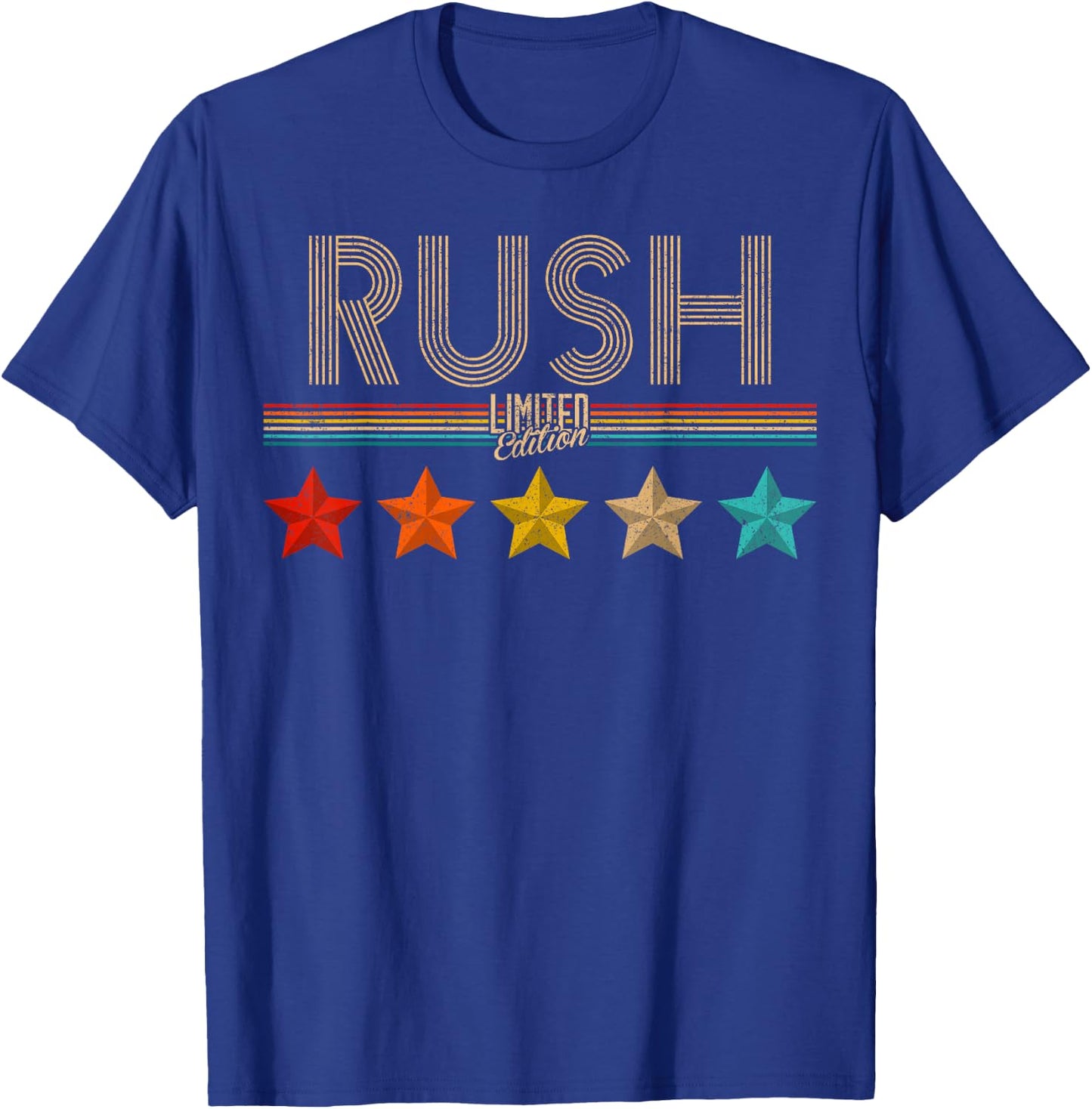 Rush Rush Name Birthday Shirt Gift Rush T-Shirt - T-Shirt | Royal