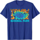 Yellowstone Grand Prismatic Hot Spring Retro T-Shirt - T-Shirt | Royal