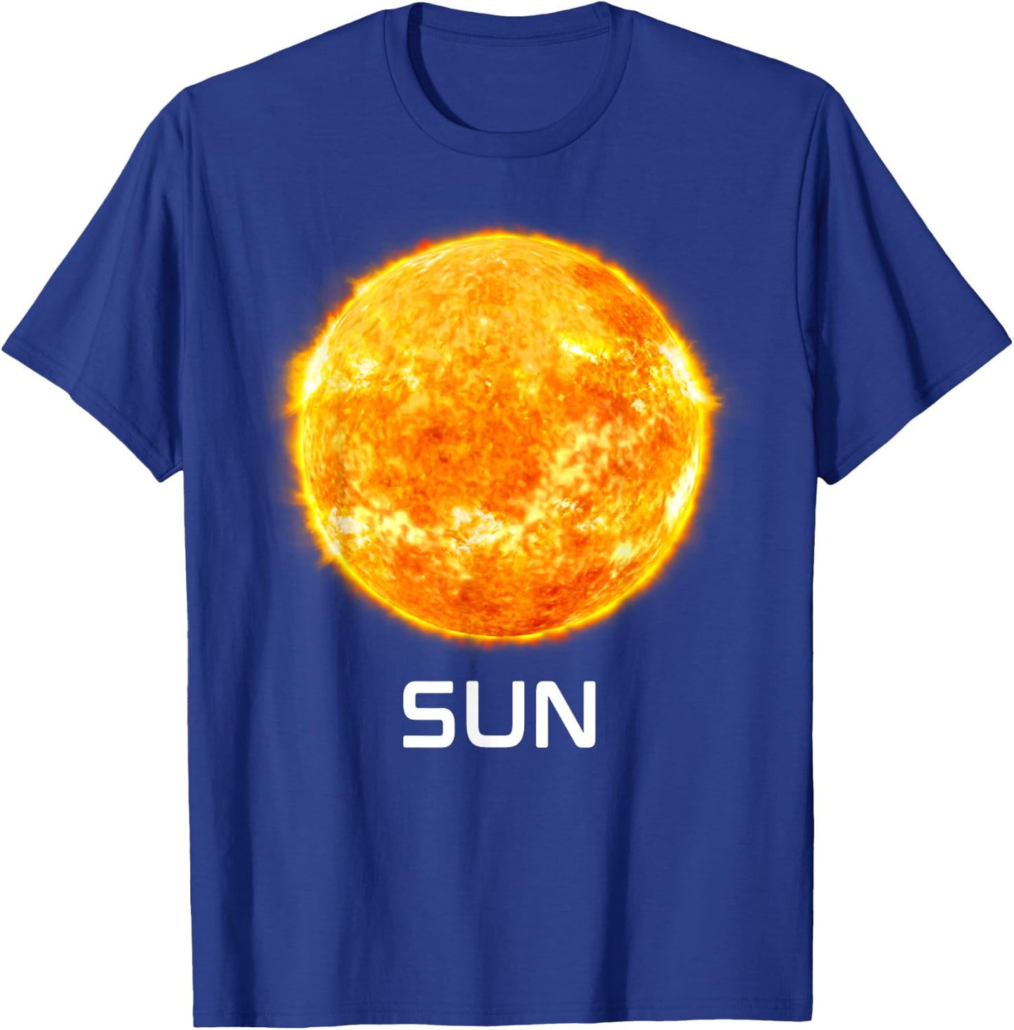 Solar System Planet Sun Outer Space T-Shirt - T-Shirt | Royal