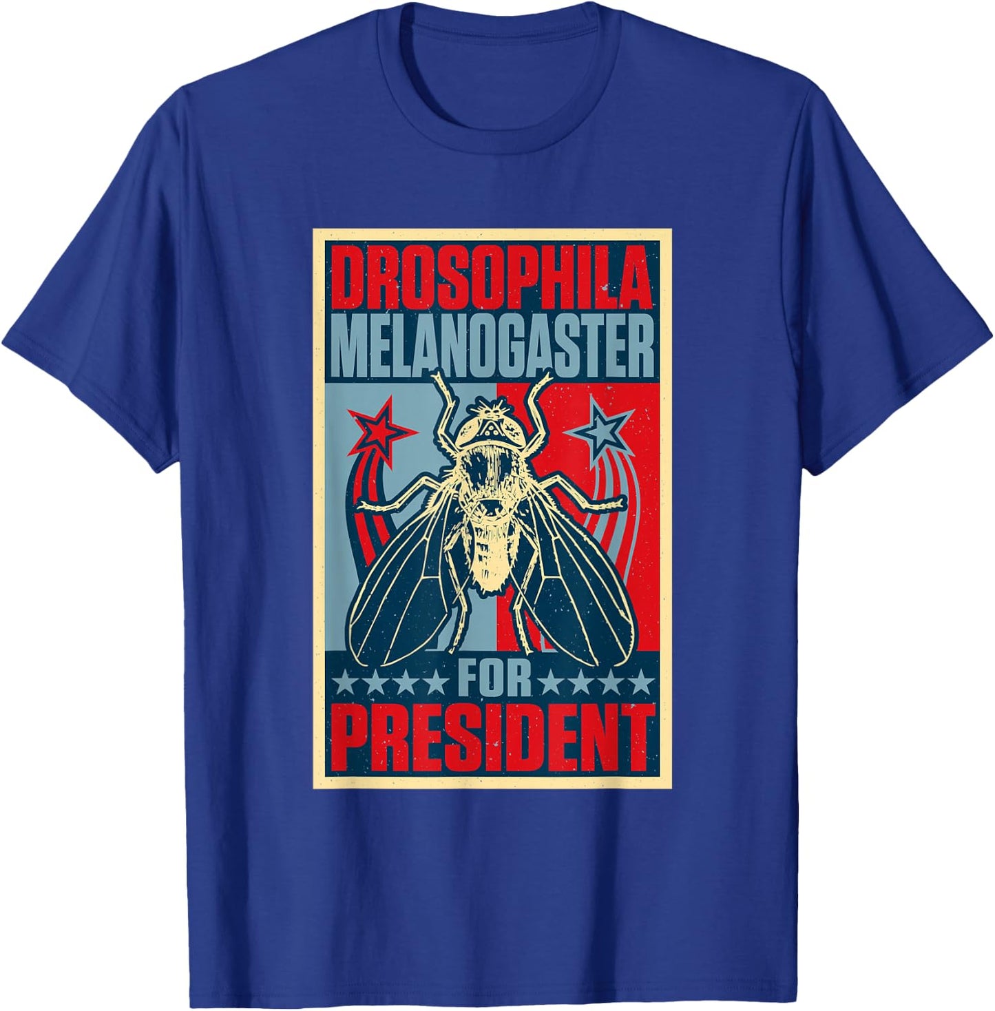 2024 Election Scientist Biologist Drosophila Melanogaster T-Shirt - T-Shirt | Royal