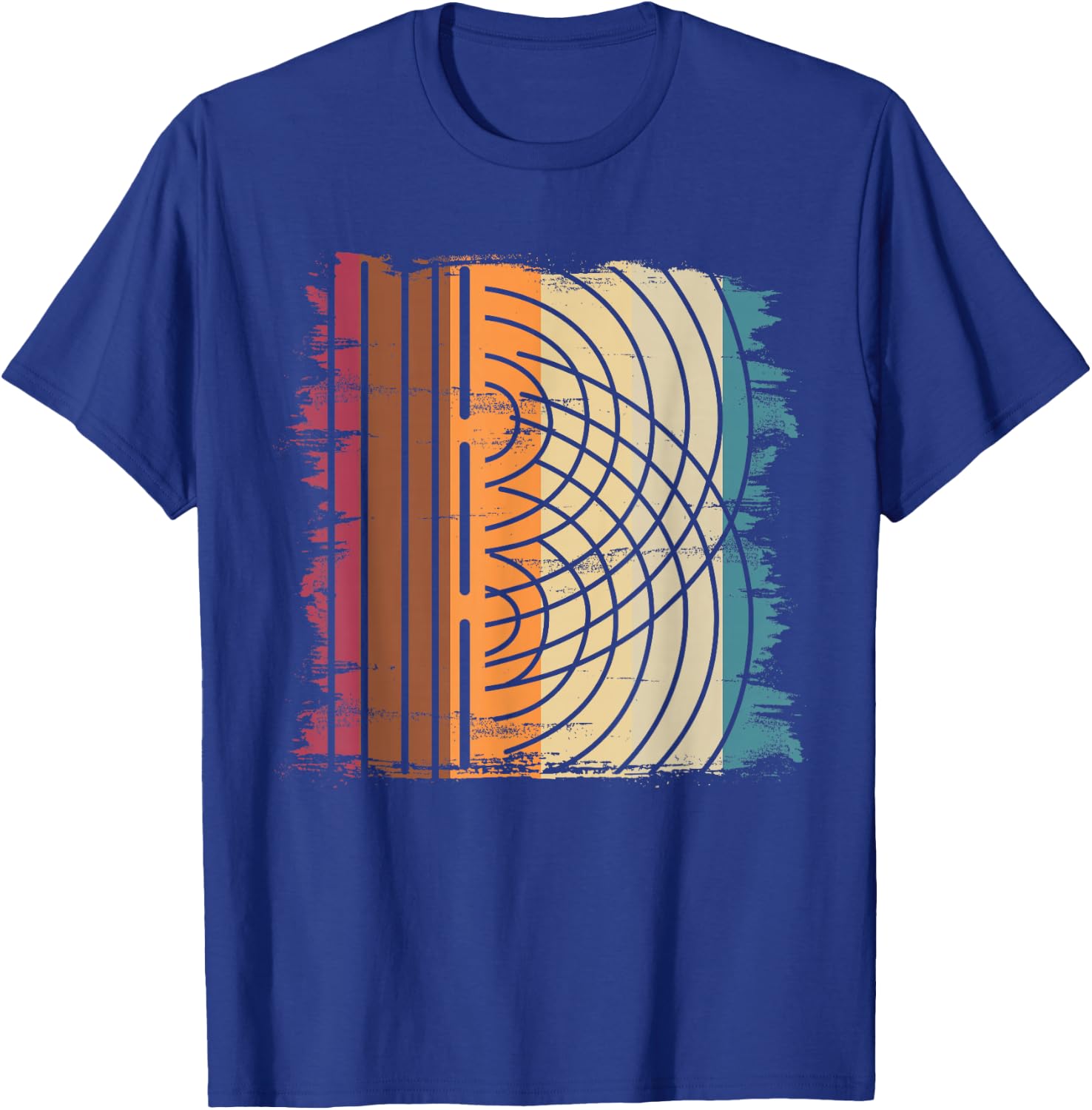Natural Science Experiment Nerd Gift Retro Physics T-Shirt - T-Shirt | Royal