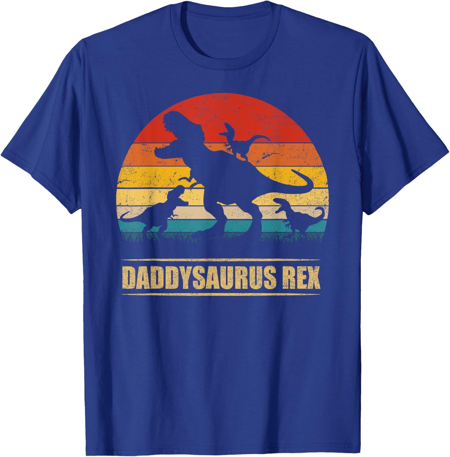 Daddysaurus Rex 3 kid T-Shirt - T-Shirt | Royal