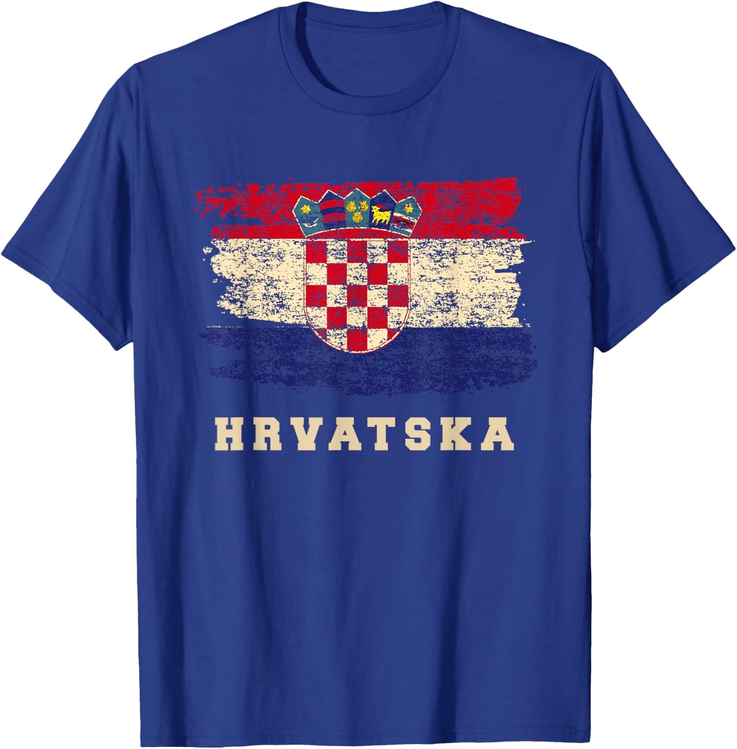 Croatia Soccer Shirt 2018 Football Croatian Jersey Hrvatska T-Shirt - T-Shirt | Royal