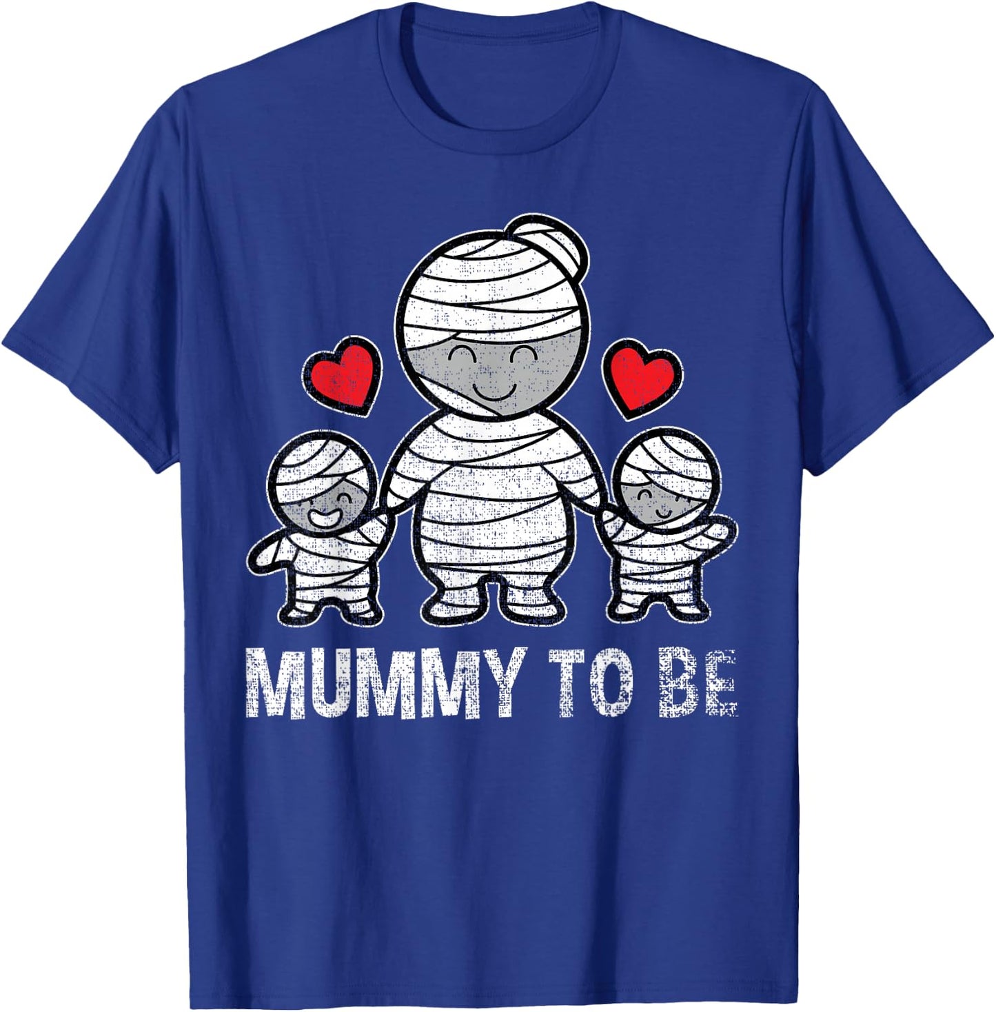 Halloween Pregnancy Shirt Mummy to Be Mom Mommy Boys Twins T-Shirt - T-Shirt | Royal