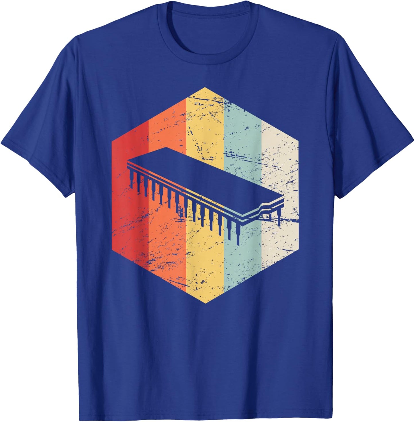 Retro Vintage Electronics Circuit T-Shirt - T-Shirt | Royal