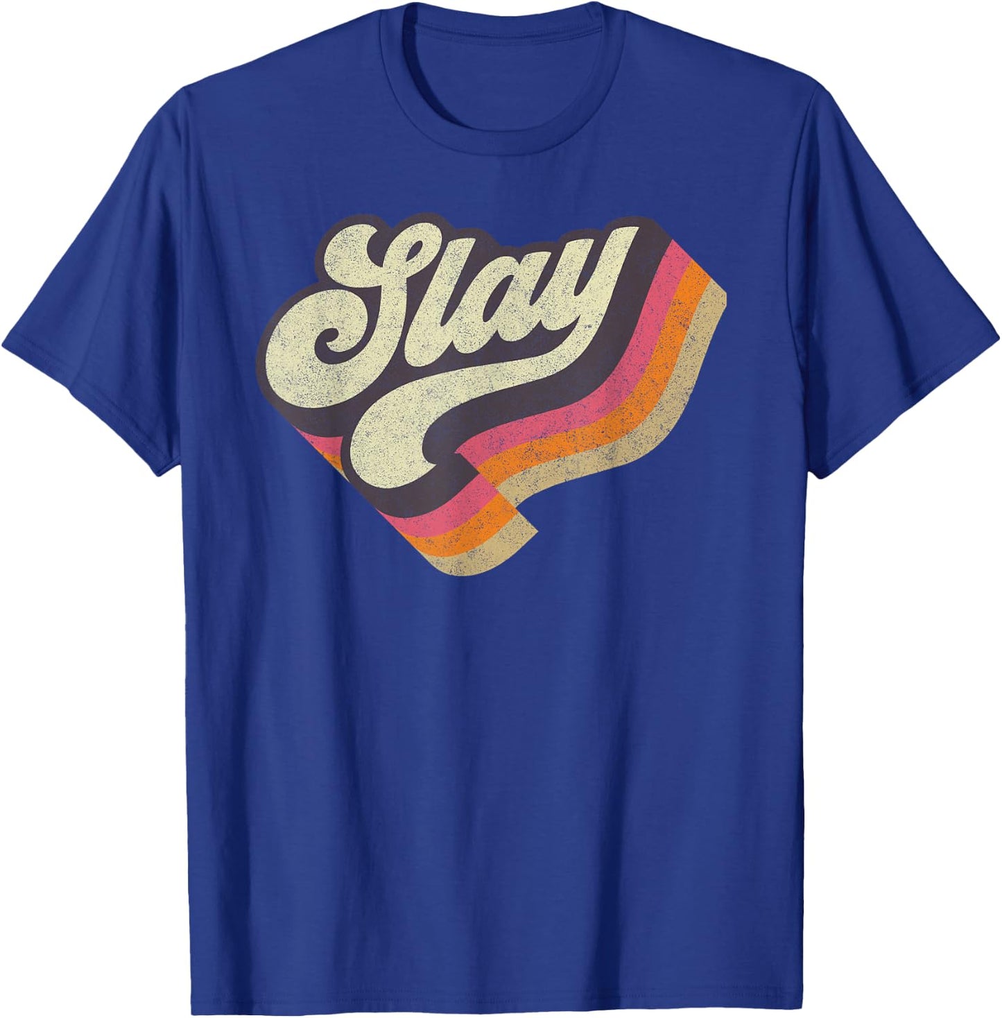 Slay-Internet Viral Meme Dank Slang Vintage Style Retro T-Shirt - T-Shirt | Royal