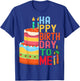 Happy Bday Celebrations Co Women Men kids Happy Birthday To Me - Birthday Party Celebration Design T-Shirt - T-Shirt | Royal