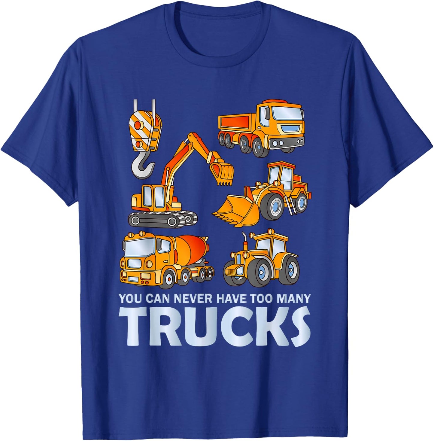 You Can Never Have Too Many Trucks Funny Kids T-Shirt - T-Shirt | Royal