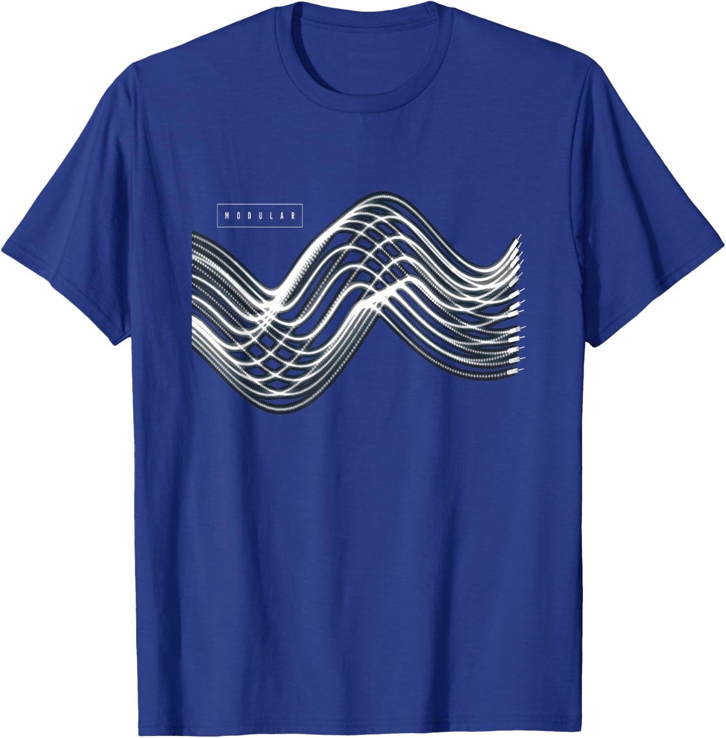 Modular Synthesizer I Synth Synthesizer DJ Festival Retro T-Shirt - T-Shirt | Royal