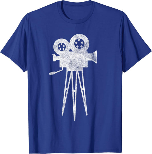 Videographer Director Video Camera Cinema Film Photo T-Shirt - T-Shirt | Royal