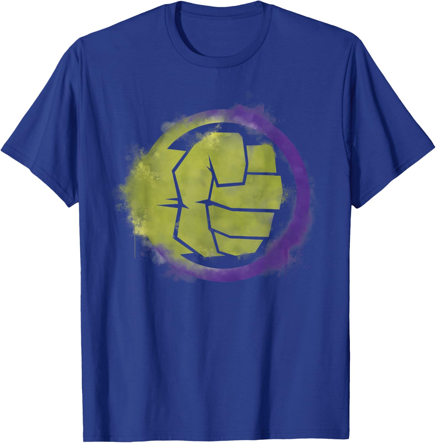 Marvel Avengers Endgame Hulk Spray Paint Logo T-Shirt - T-Shirt | Royal