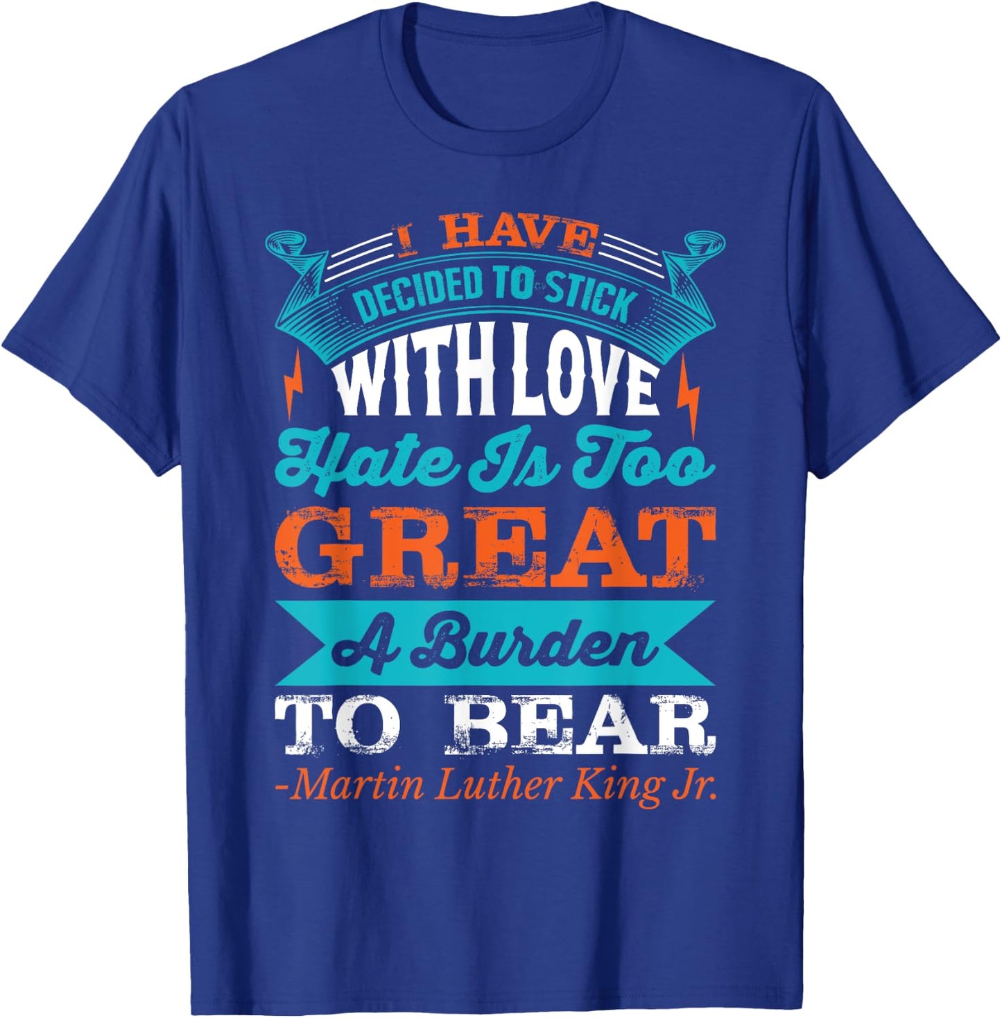 Martin Luther King Jr. T-Shirt - T-Shirt | Royal